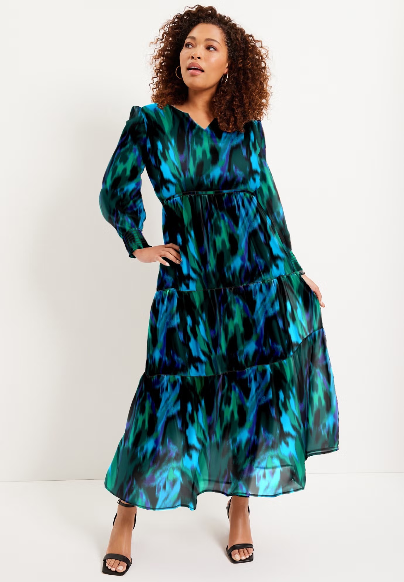 Tiered Maxi Dress