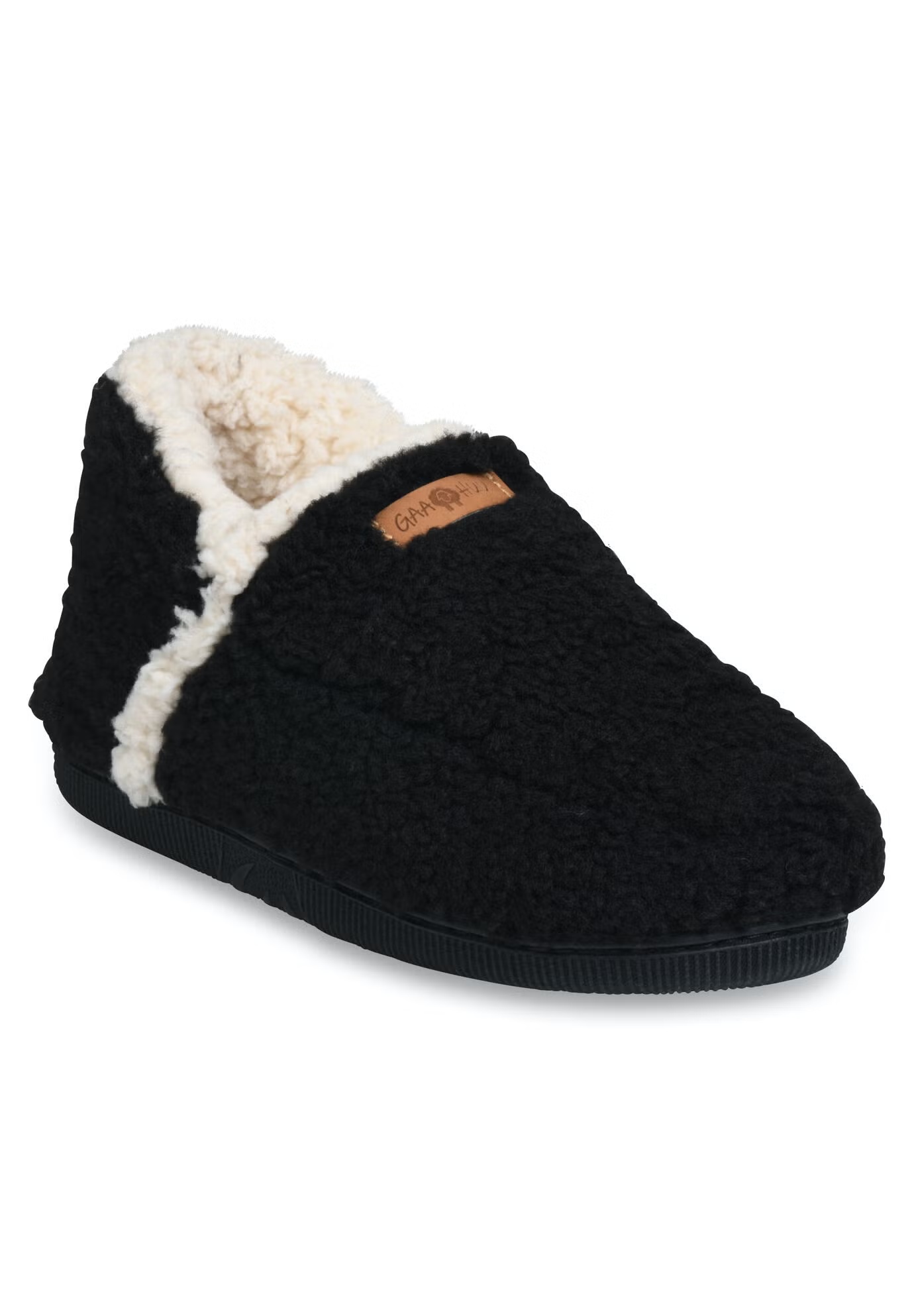 Womens Berber Ankle Slipper Boot Slippers