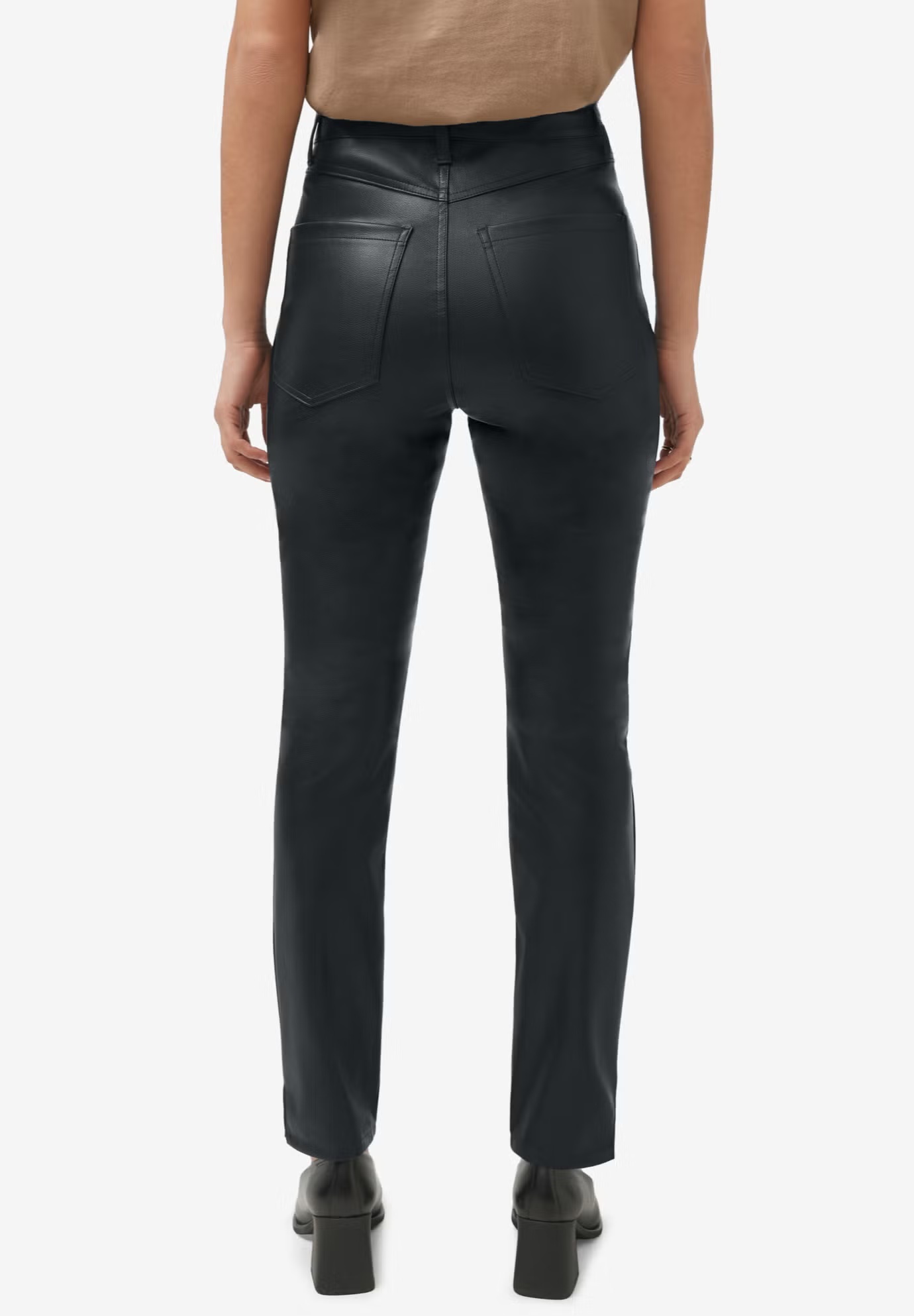 5-Pocket Faux Leather Pants 3 5-Pocket Faux Leather Pants