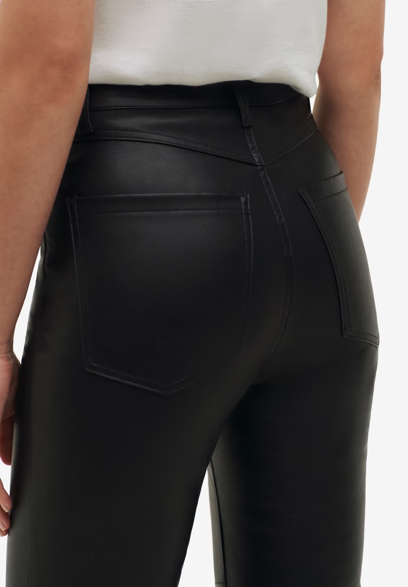 5-Pocket Faux Leather Pants 4 5-Pocket Faux Leather Pants