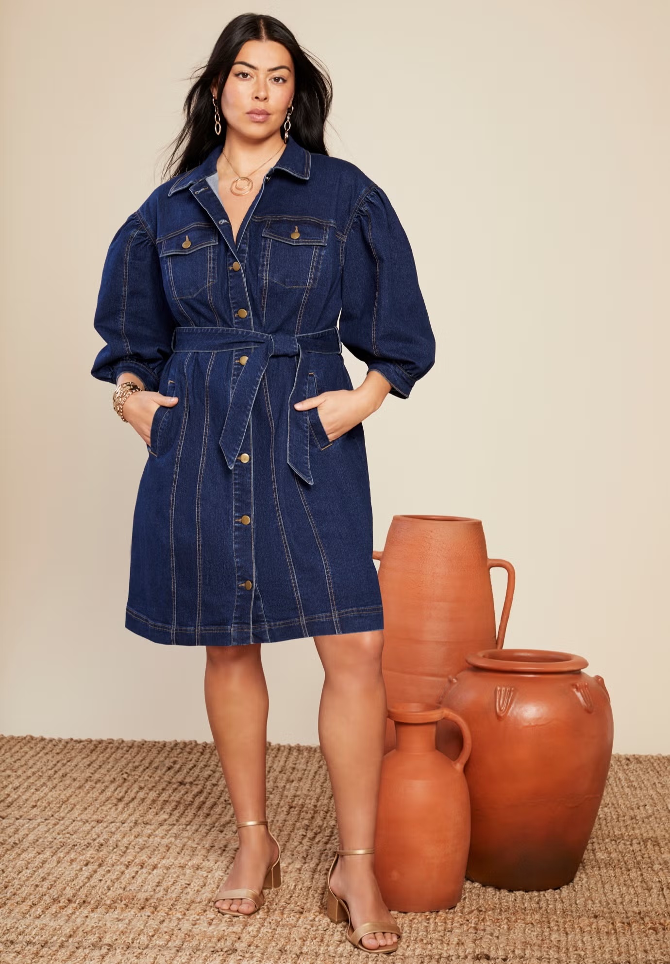 Denim Shirtdress