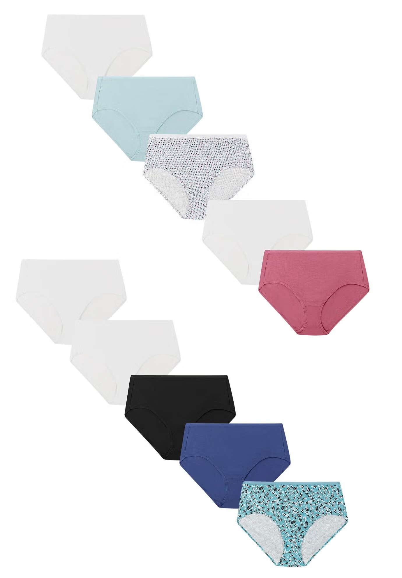 Women'S Cotton Brief, Assorted Underwear, 10 Pack