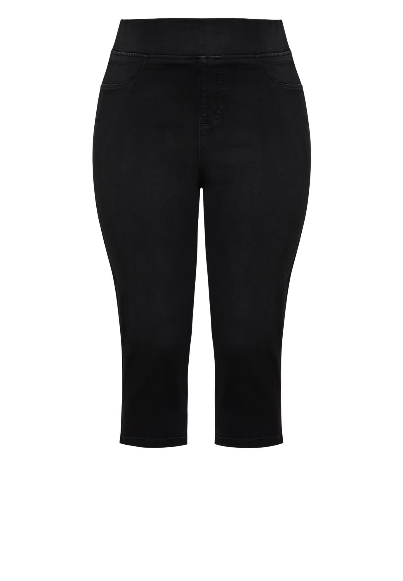 Pull On Cropped Denim Legging 4 Pull On Cropped Denim Legging