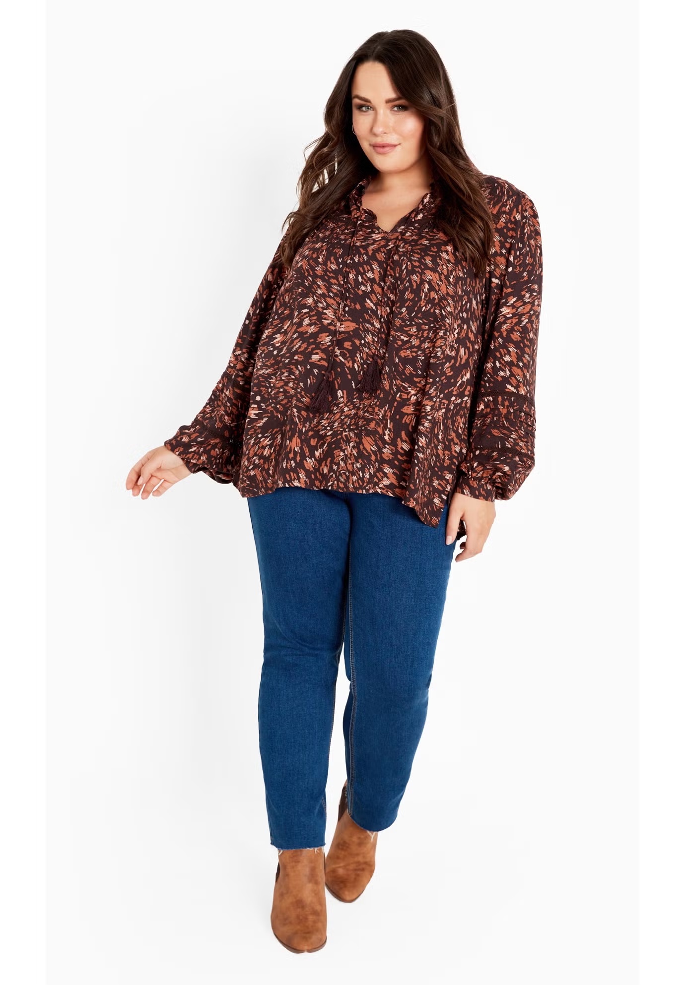 Lucia Tiered Crochet Tassel Top 4 Lucia Tiered Crochet Tassel Top