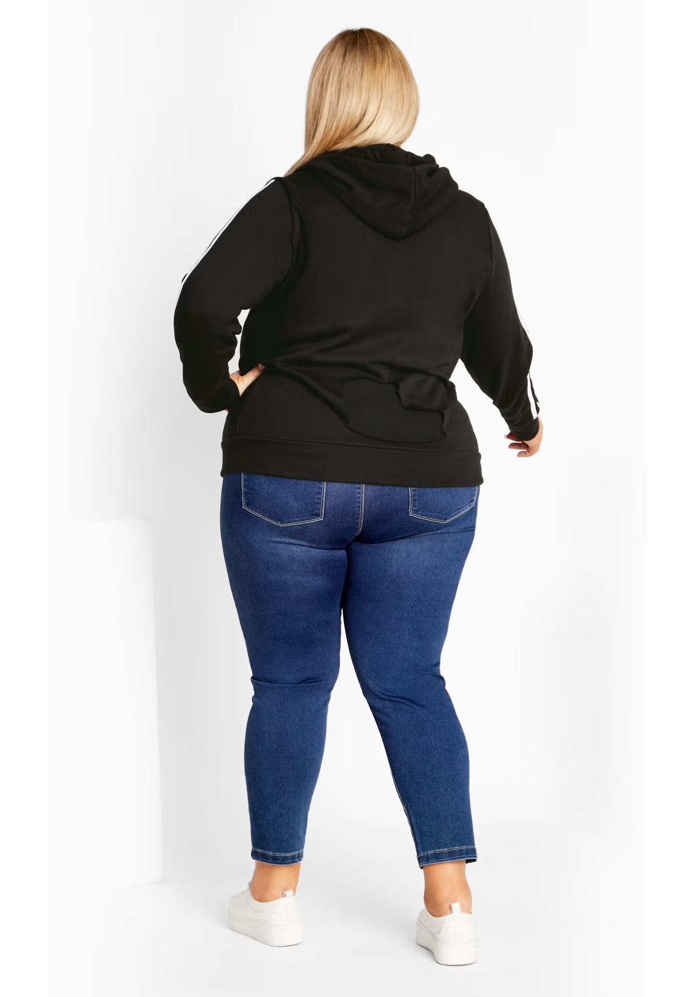 Side Stripe Zip Hoodie 4 Side Stripe Zip Hoodie
