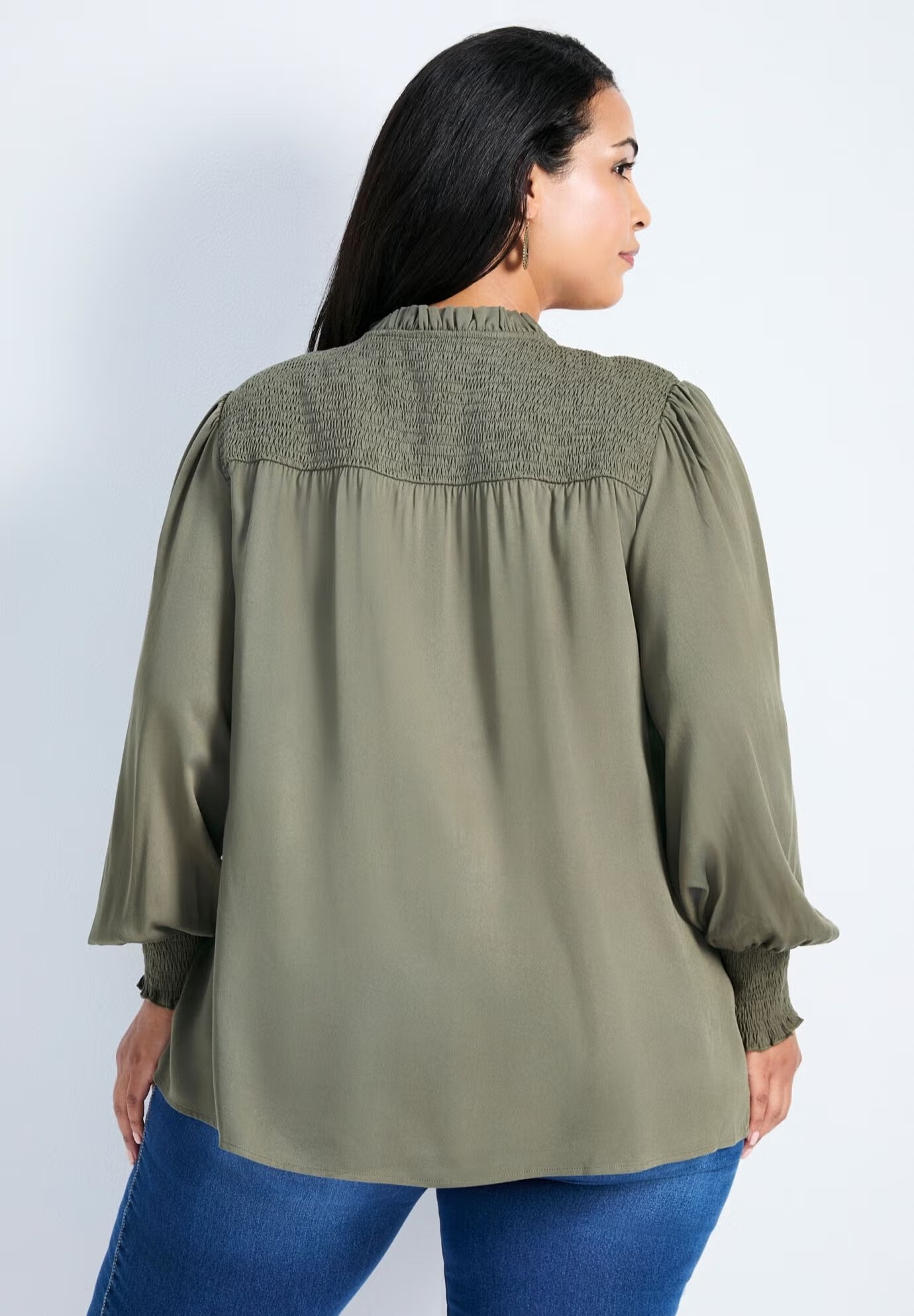Abby Blouson Sleeve Blouse 3 Abby Blouson Sleeve Blouse