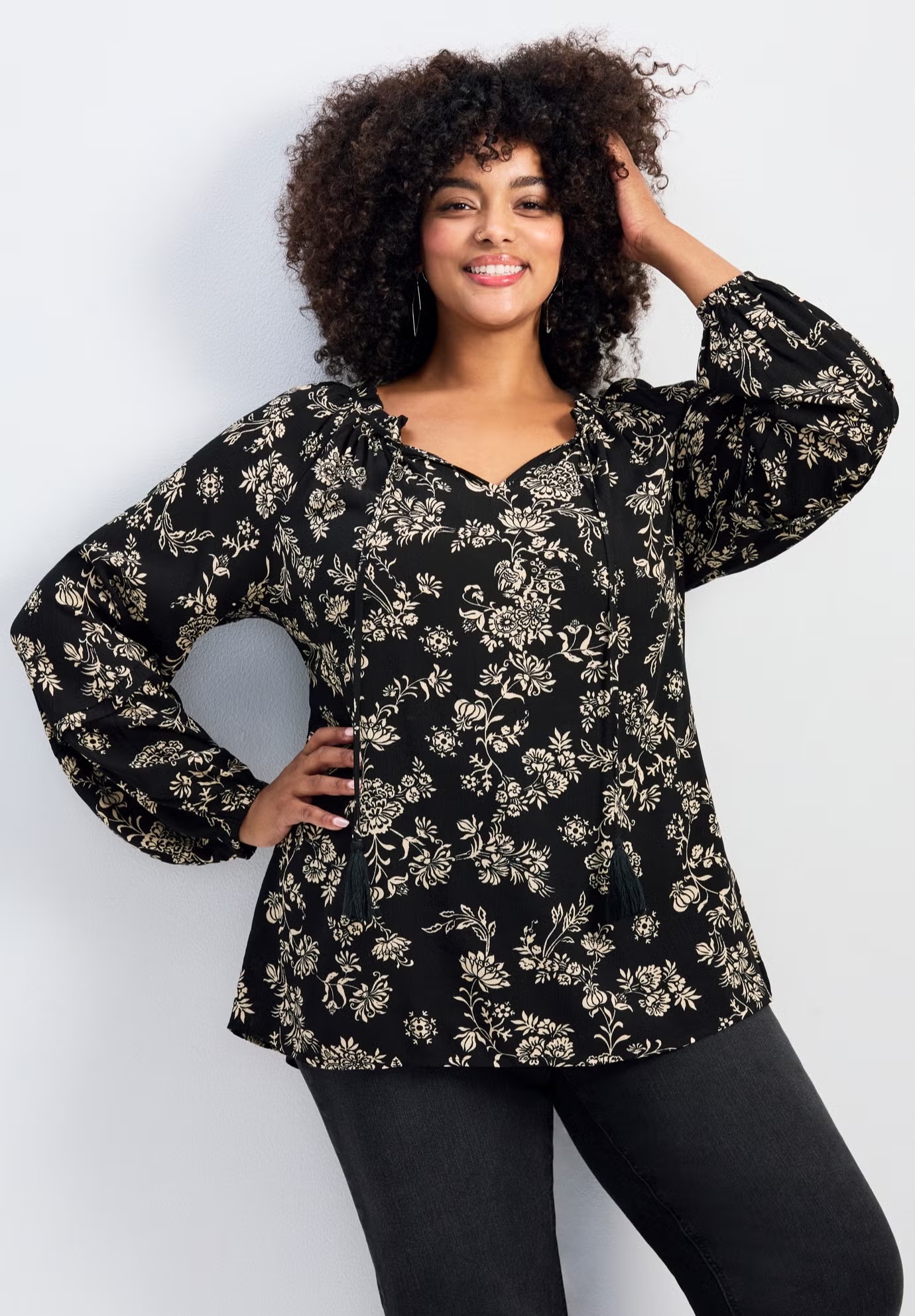 Bianca Peasant Blouse