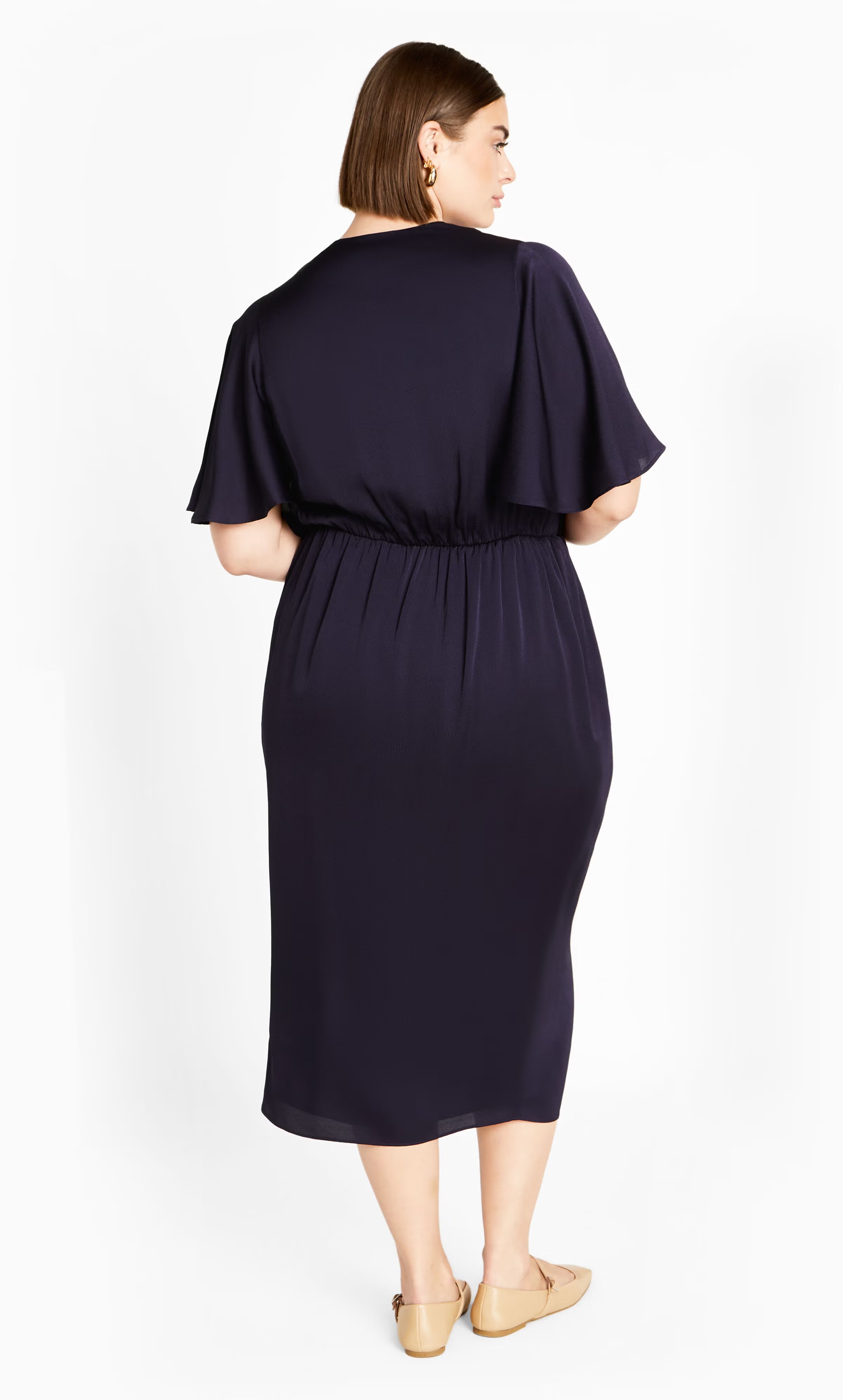 Soft Ruffle Dress - navy 5 Soft Ruffle Dress - navy