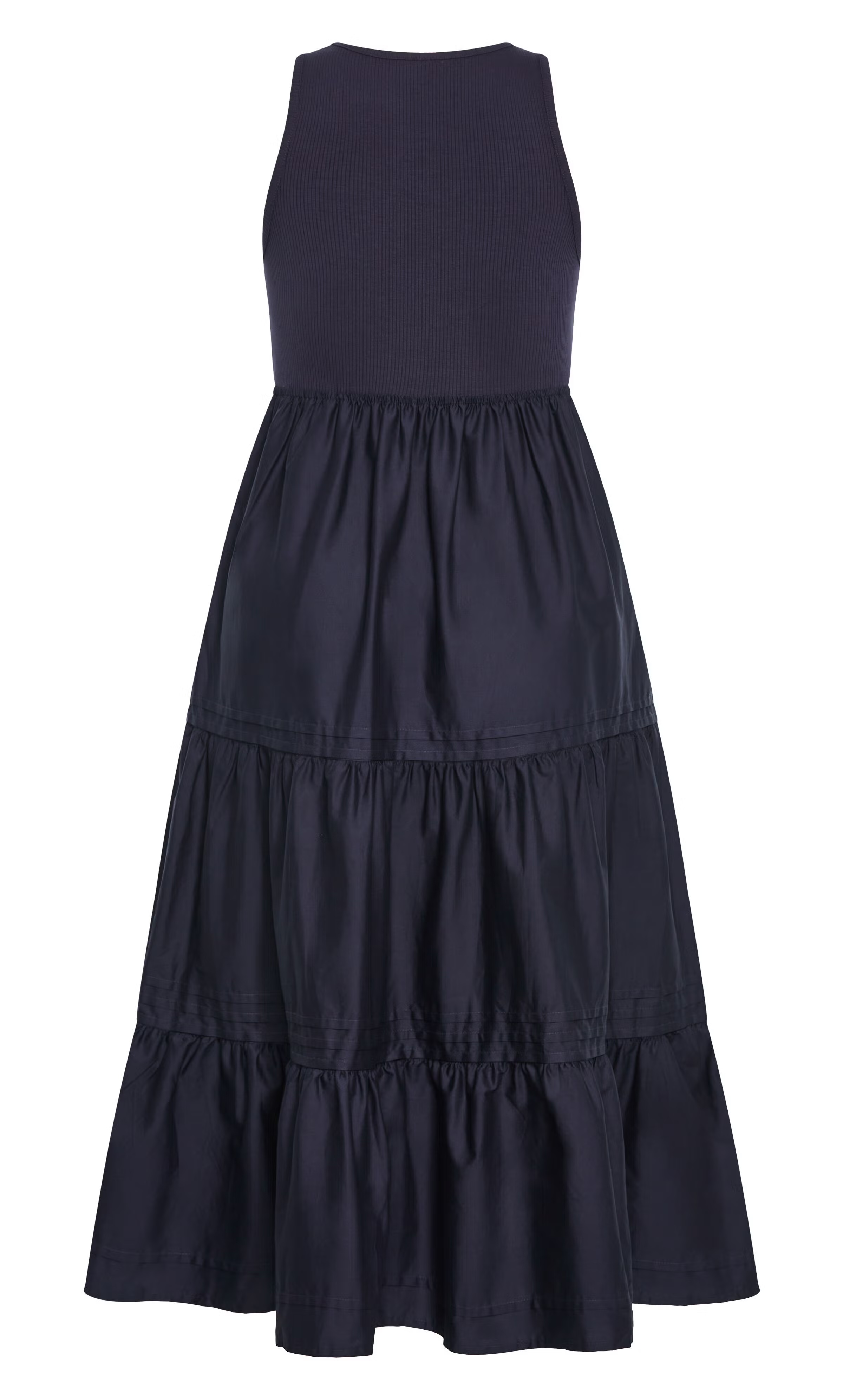 Chelsea Mixed Media Dress - navy 7 Chelsea Mixed Media Dress - navy