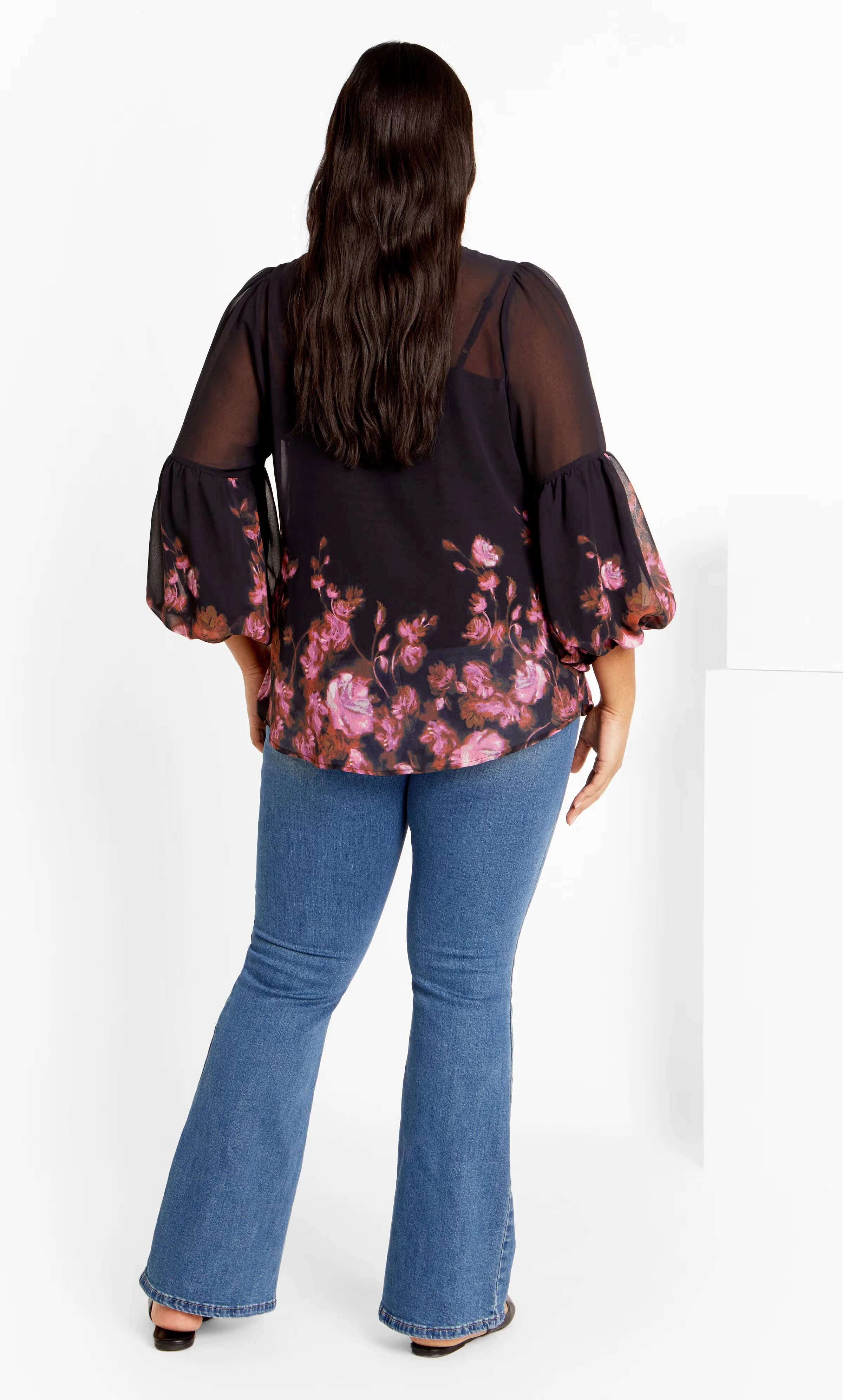 Romance Border Shirt - black 4 Romance Border Shirt - black