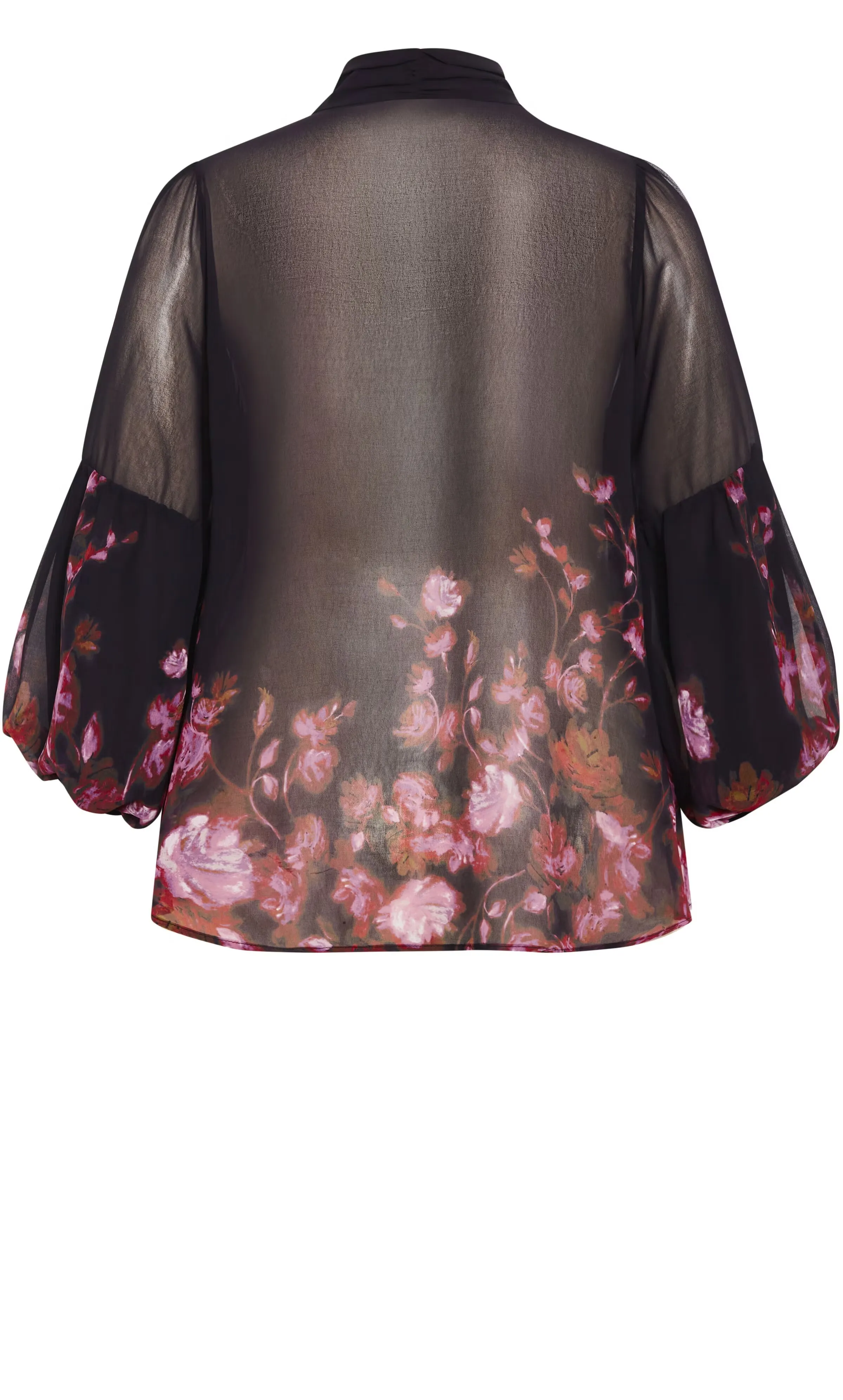 Romance Border Shirt - black 6 Romance Border Shirt - black
