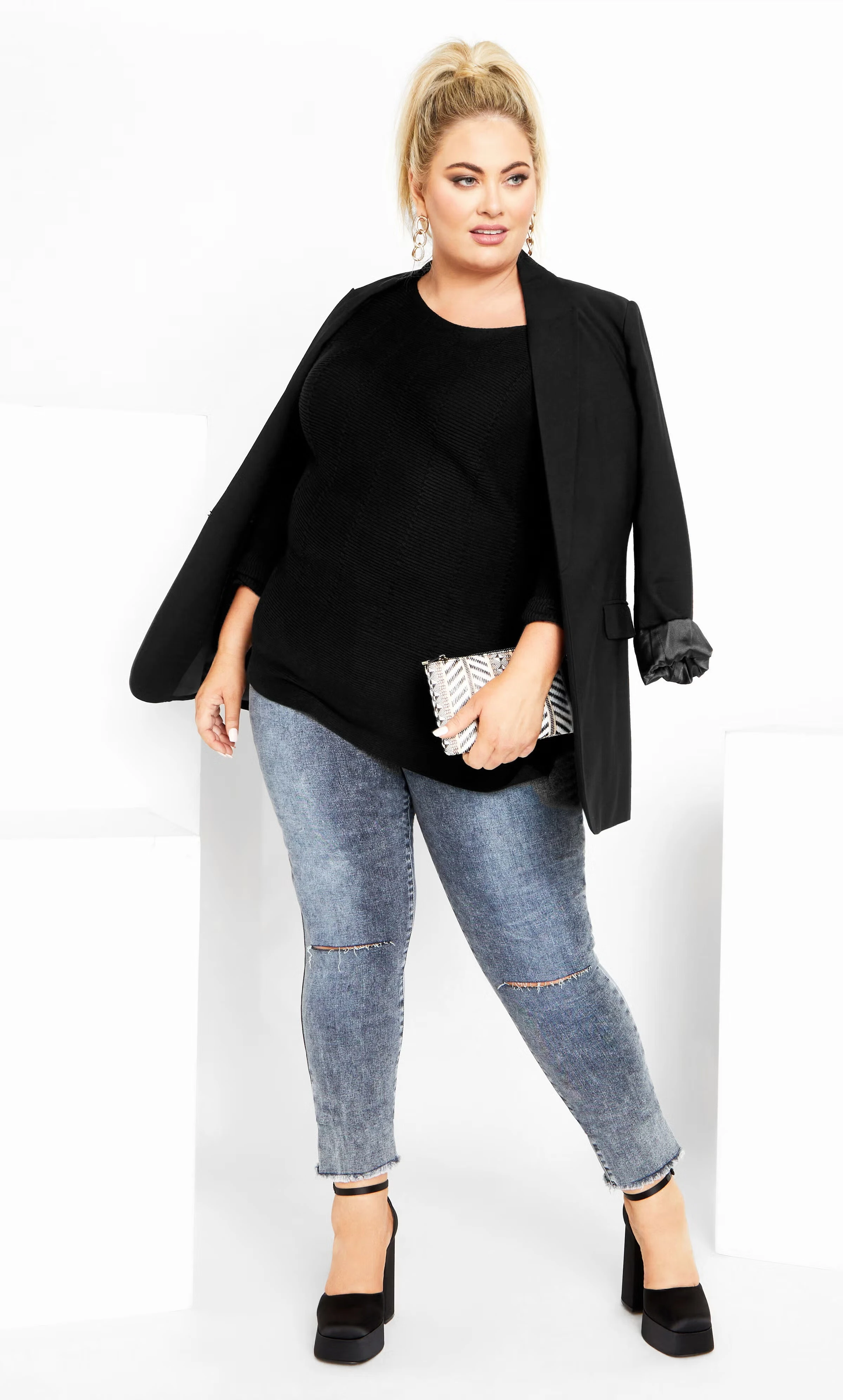 Lean In Sweater - black 5 Lean In Sweater - black