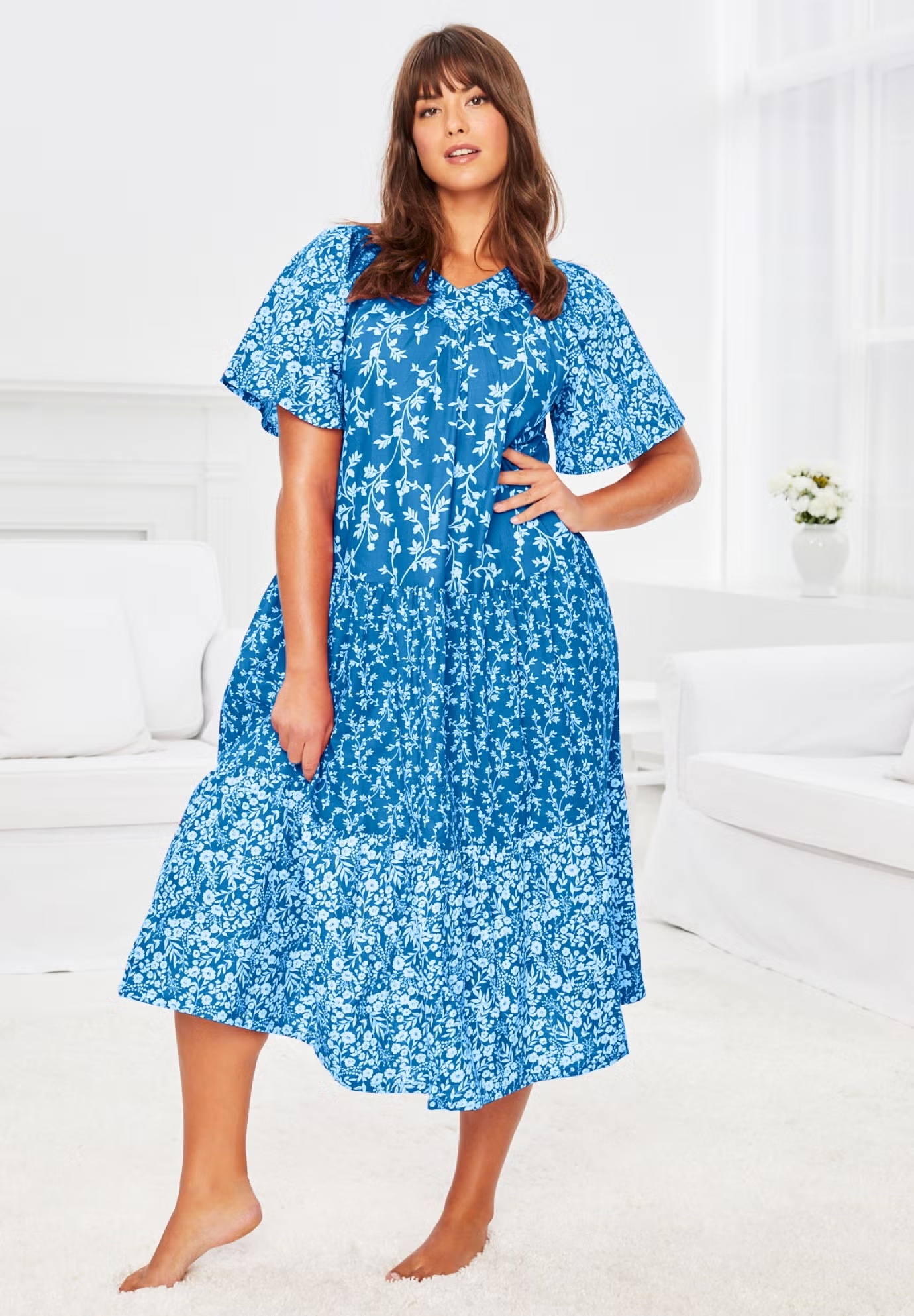 Tiered Print Lounger
