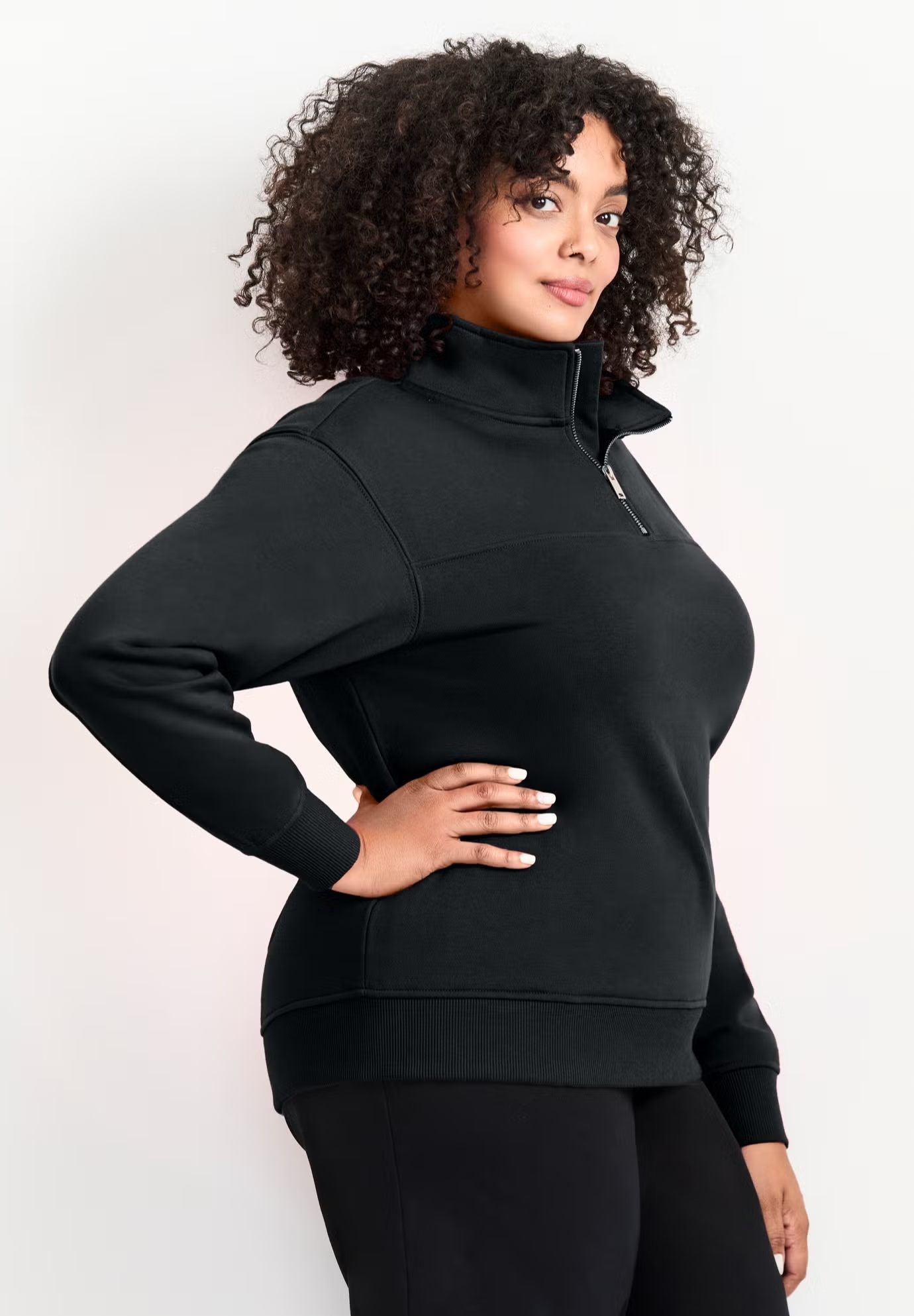 Piper Half-Zip Sweat Top 4 Piper Half-Zip Sweat Top