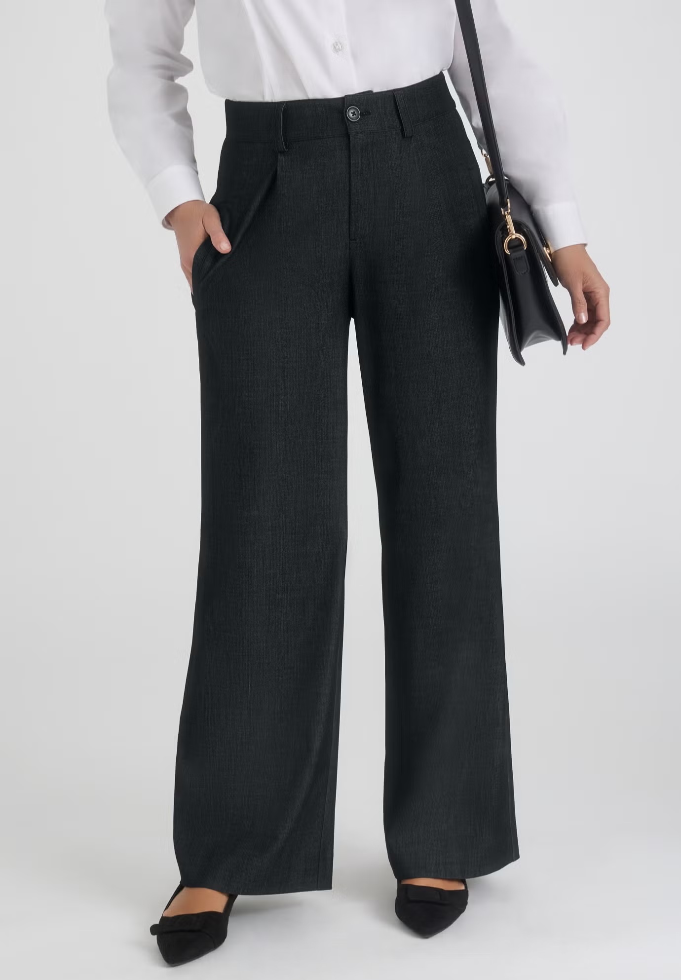 Slubbed Denim Trouser