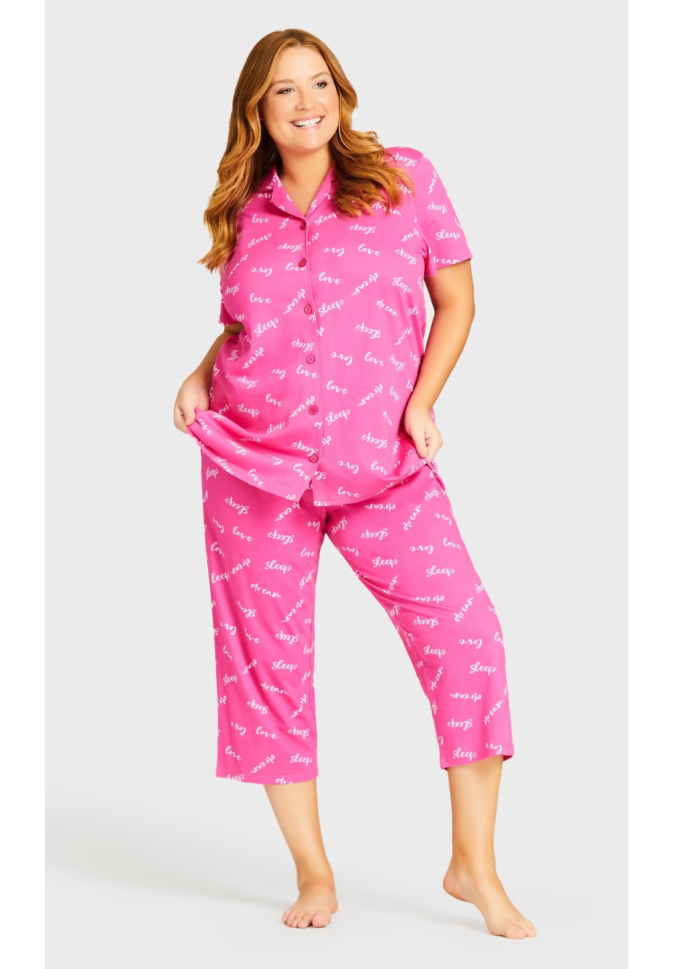 Button Sleep Top