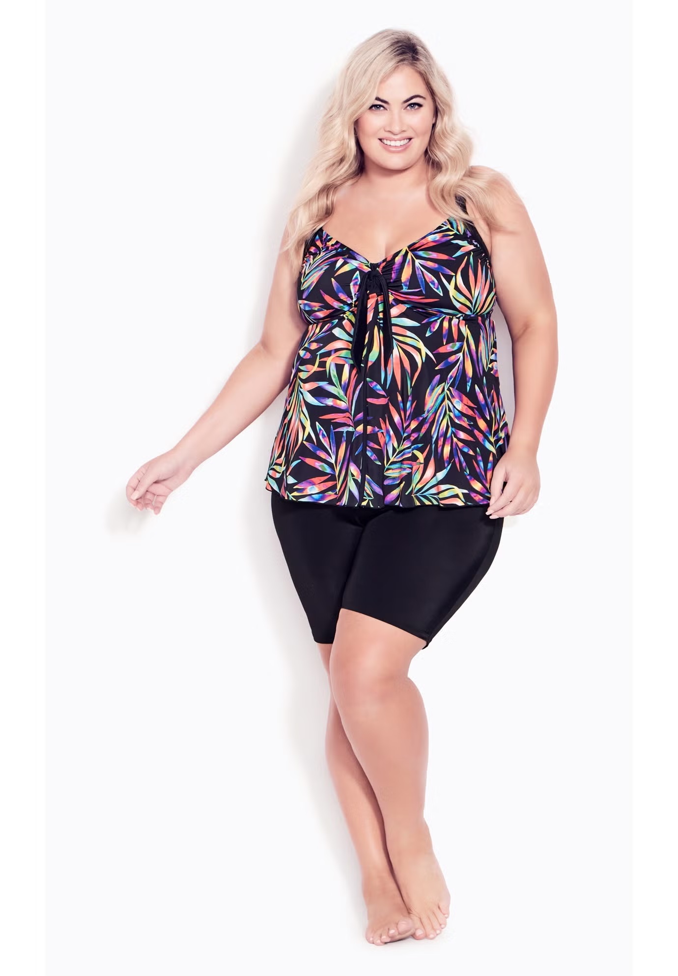 Hi Waist Swim Short