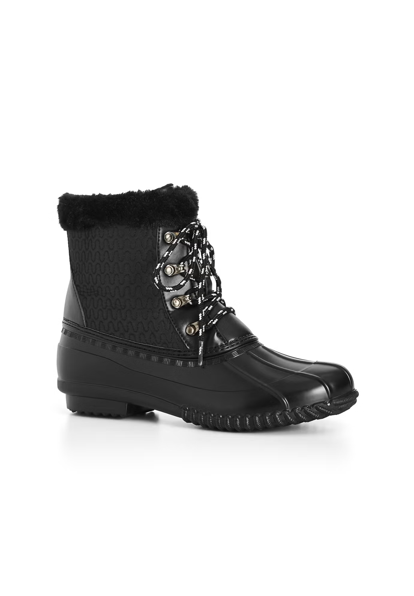 Ariah Cold Faux Fur Ankle Weather Boot