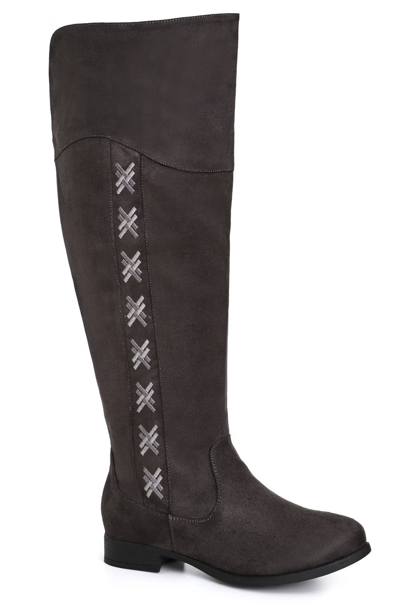 WIDE FIT Nadia Grey Tall Boot