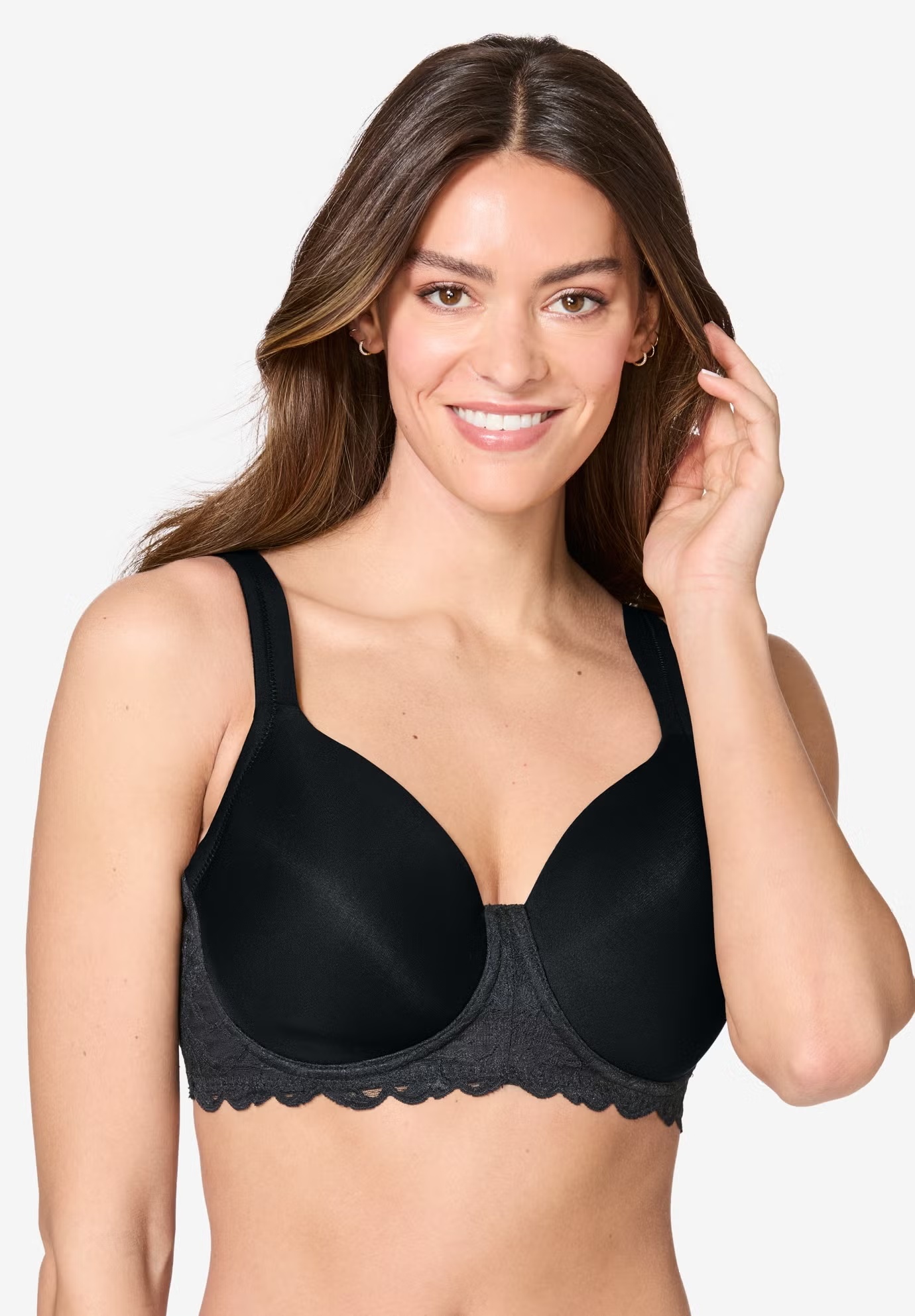 Leading Lady? The Zoey Lace Band Molded Wire Free T-Shirt Bra