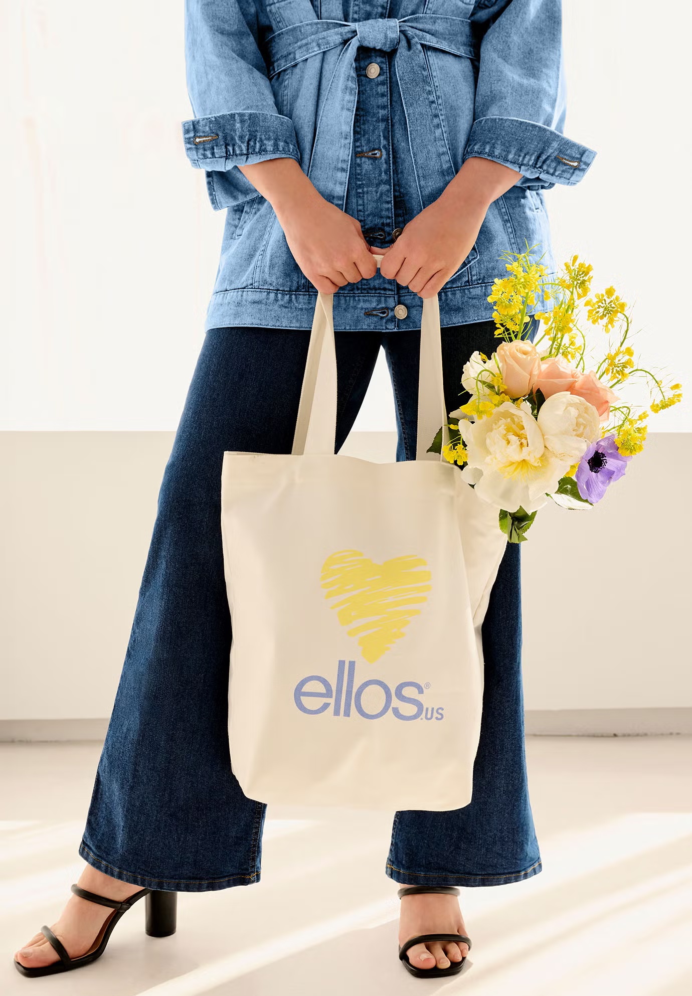 Love Ellos Canvas Tote