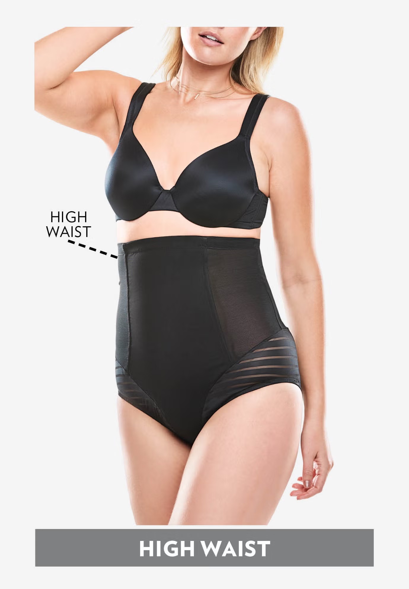Shadow Stripe Shaper High-Waist Brief