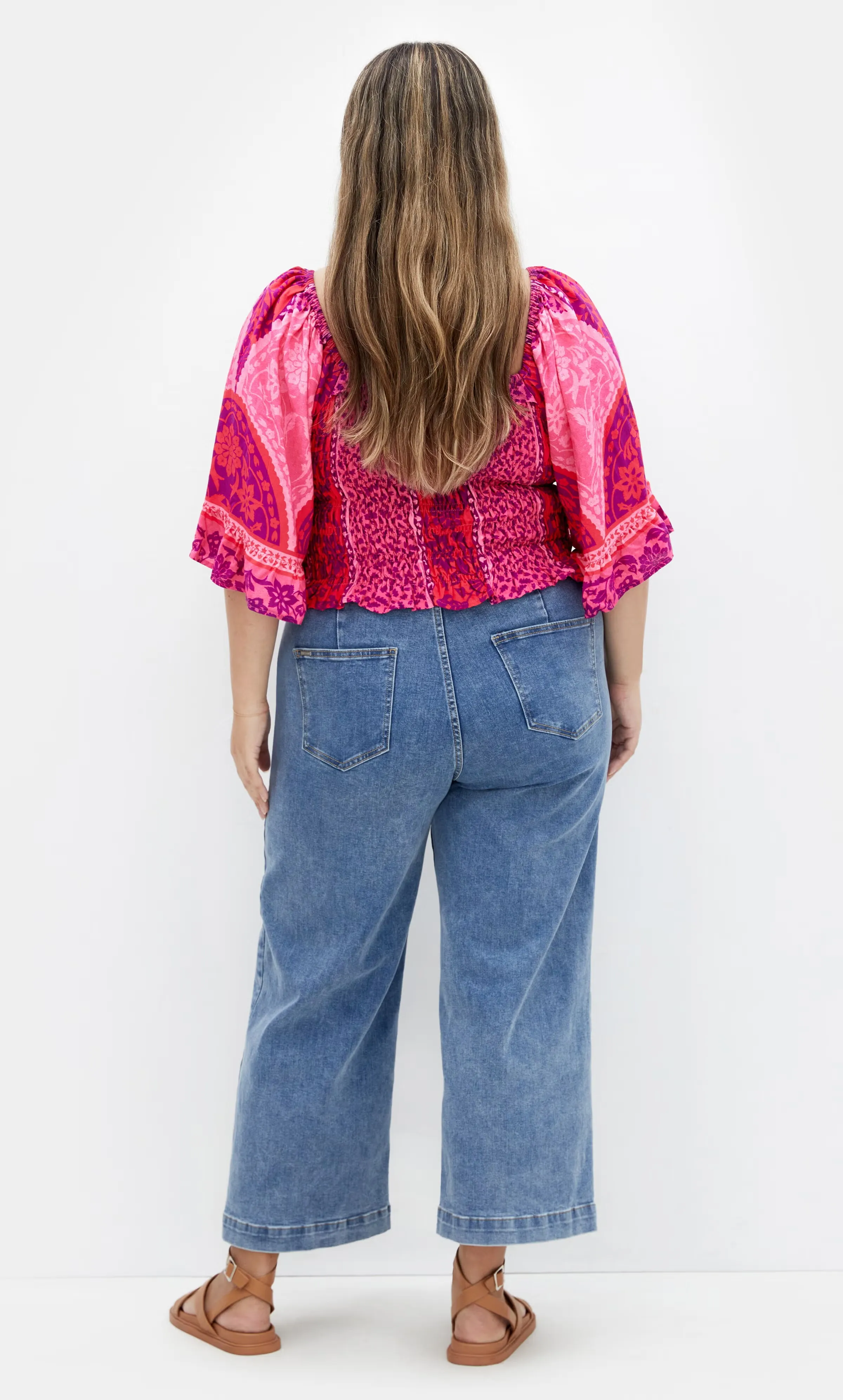 Samara Print Top - magenta 4 Samara Print Top - magenta