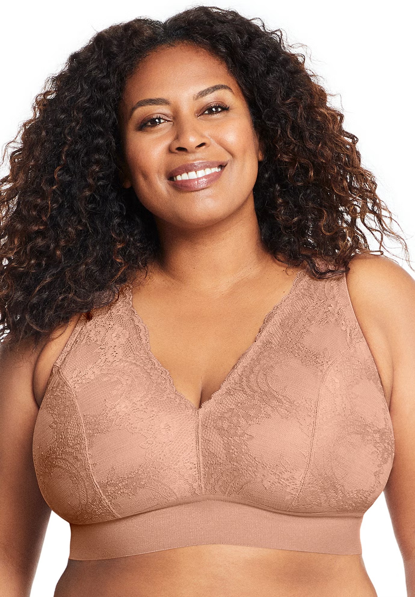 Glamorise? Bramour Lexington Lace Plunge Bralette