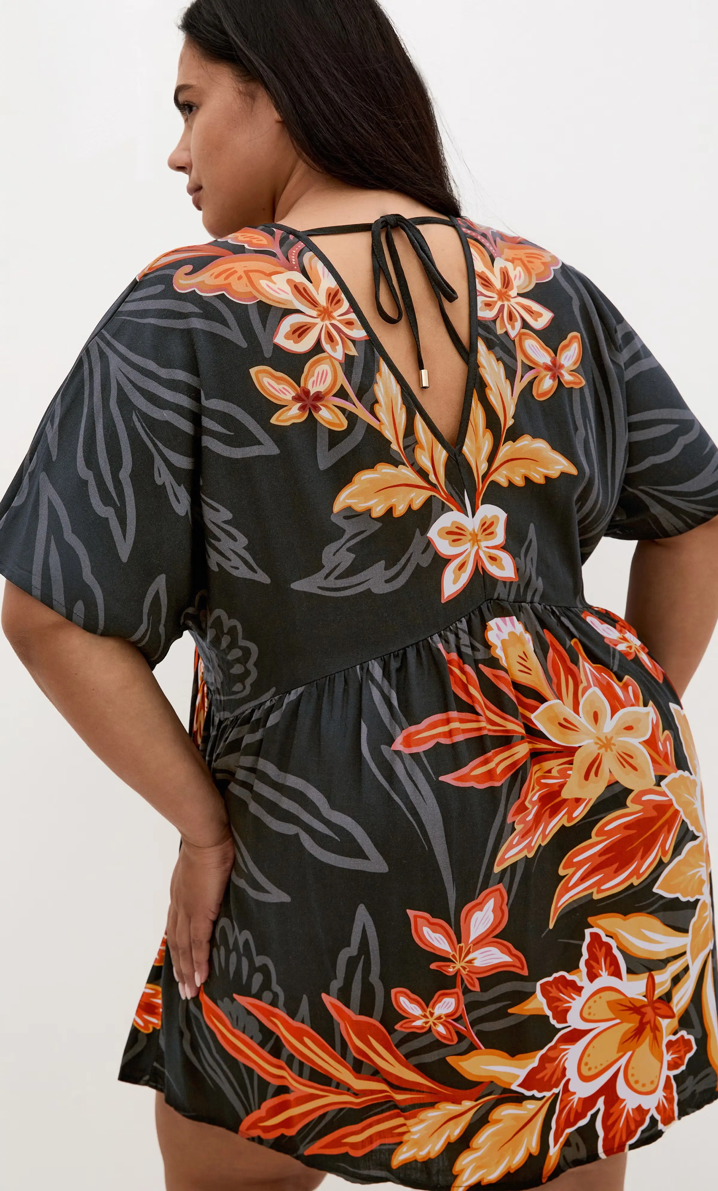Island Breeze Kaftan - black 3 Island Breeze Kaftan - black