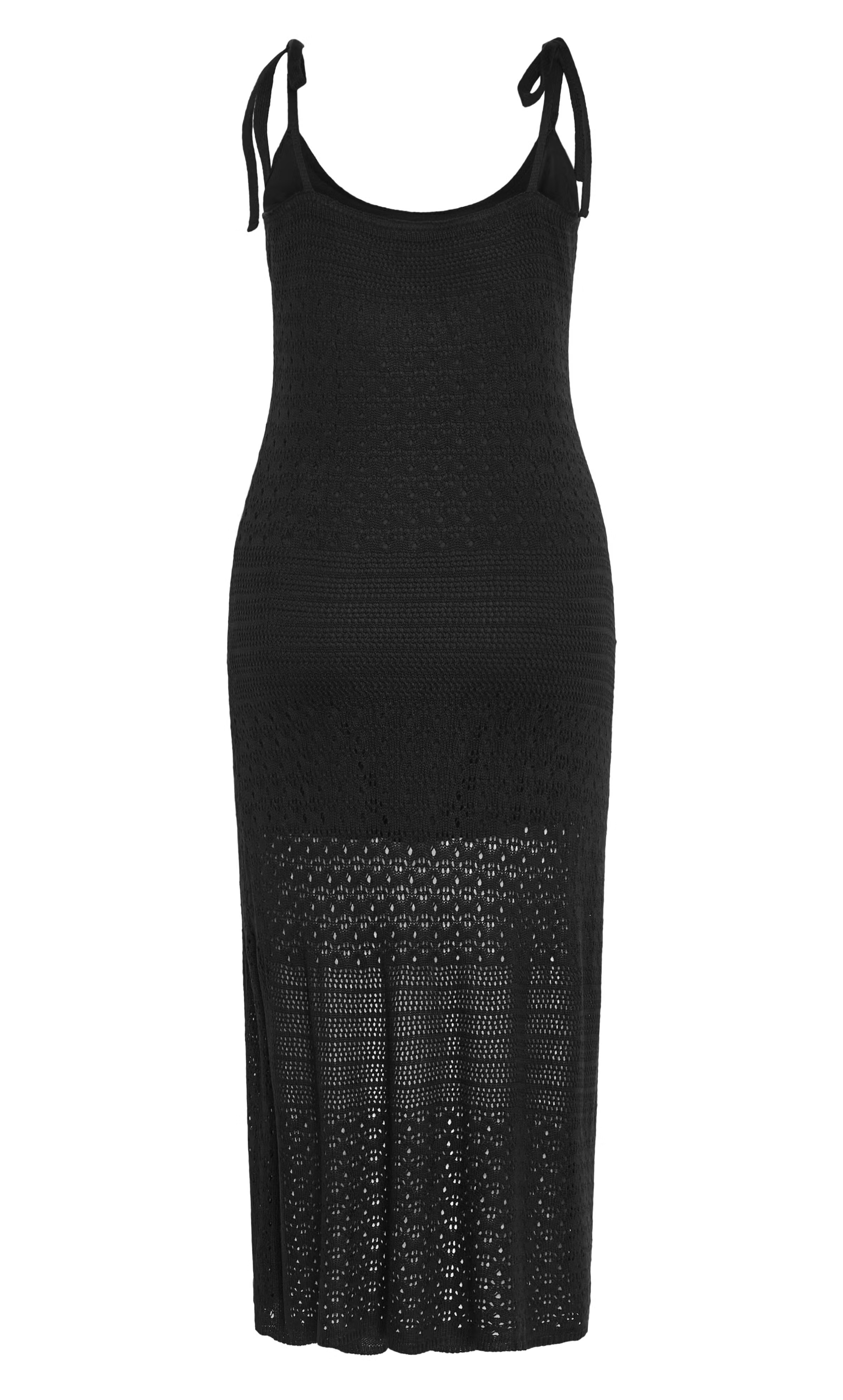 Sweet Crochet Dress - black 6 Sweet Crochet Dress - black