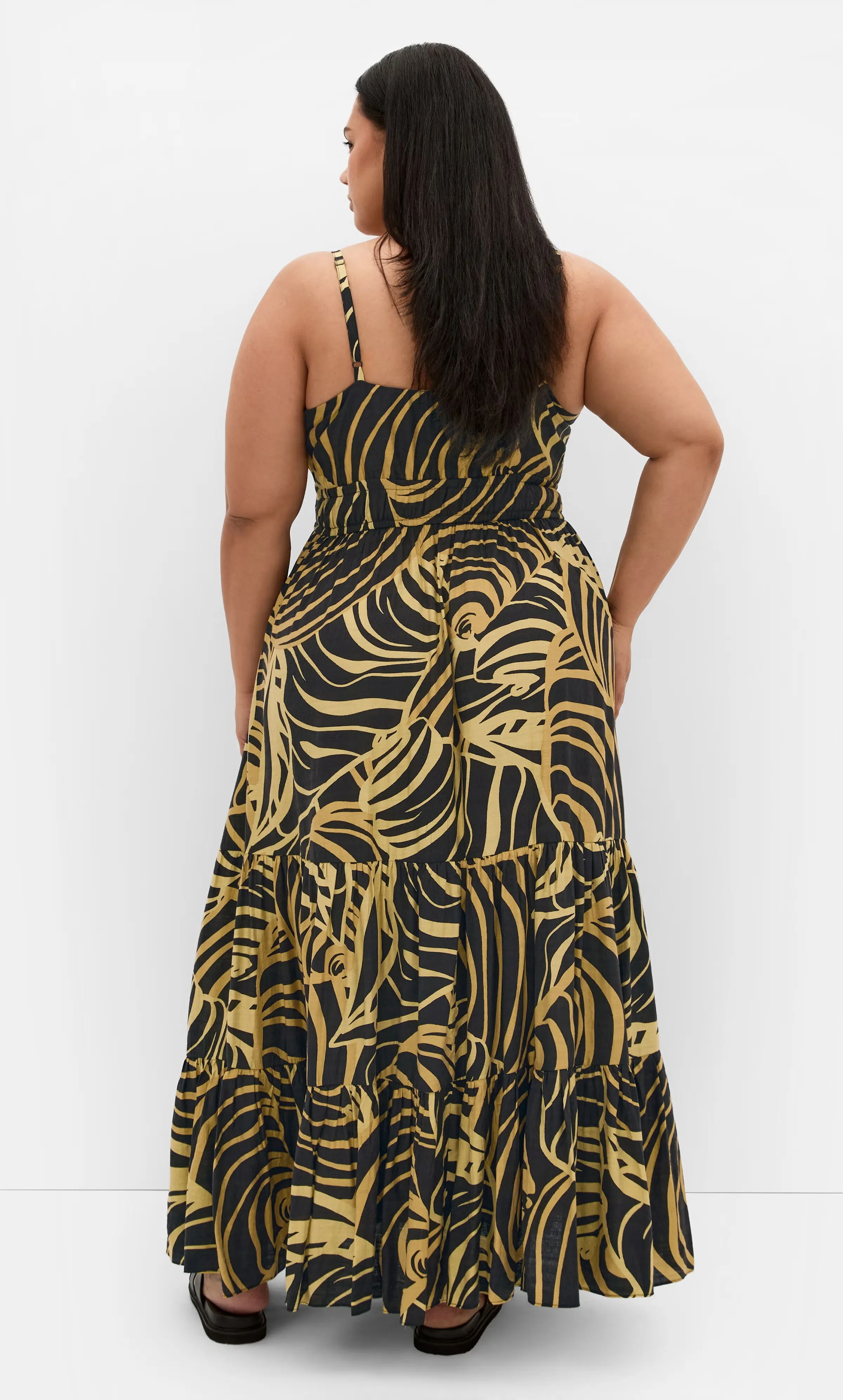 Kehlani Print Maxi Dress - black 3 Kehlani Print Maxi Dress - black