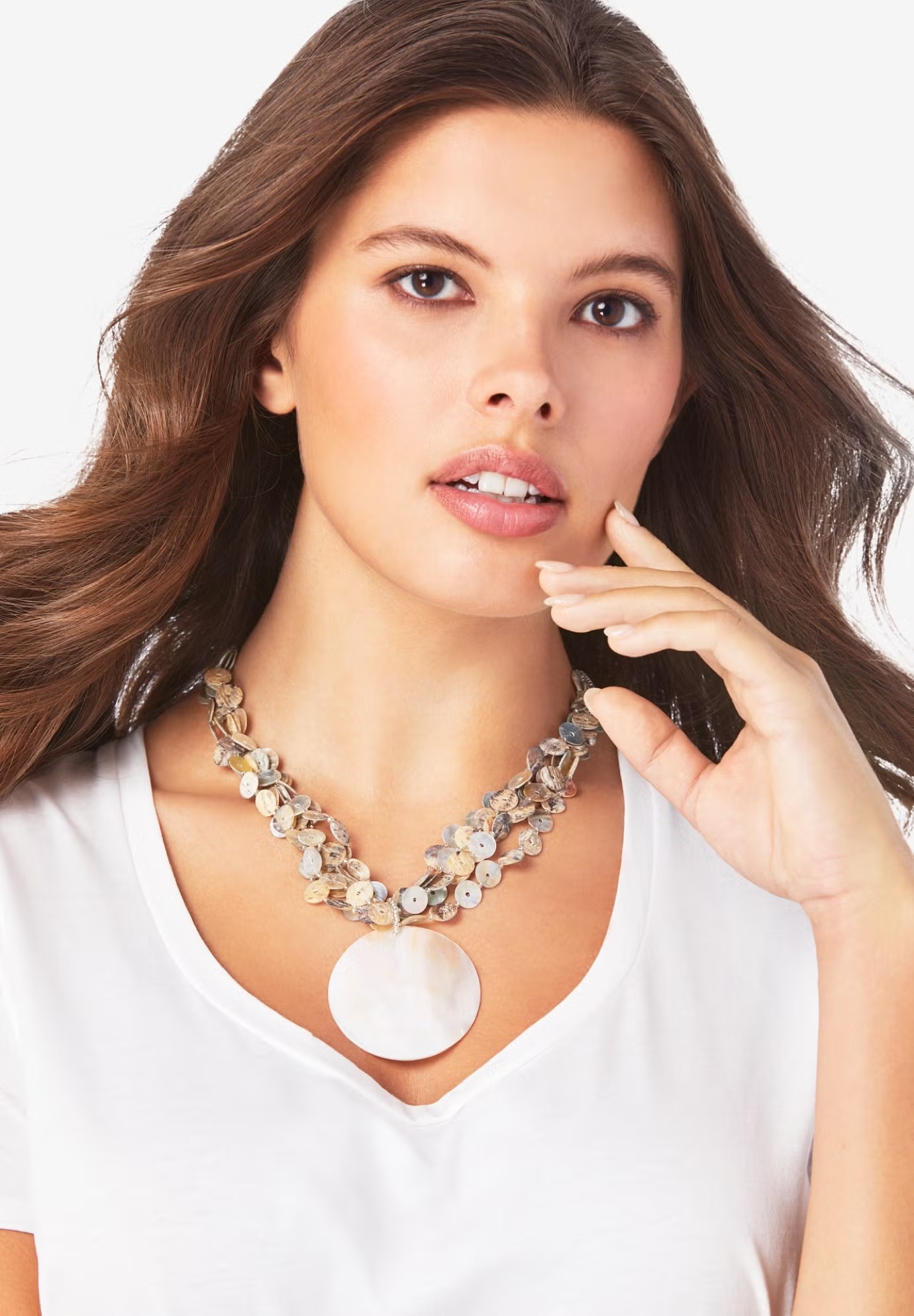 Shell Medallion Necklace