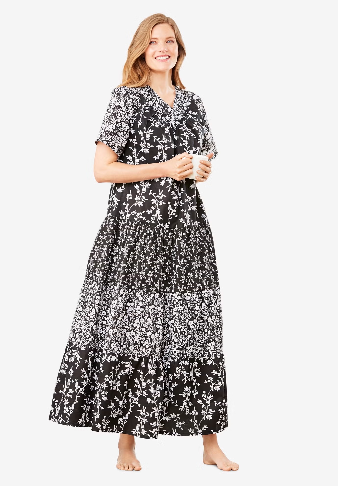 Long Tiered Print Lounger