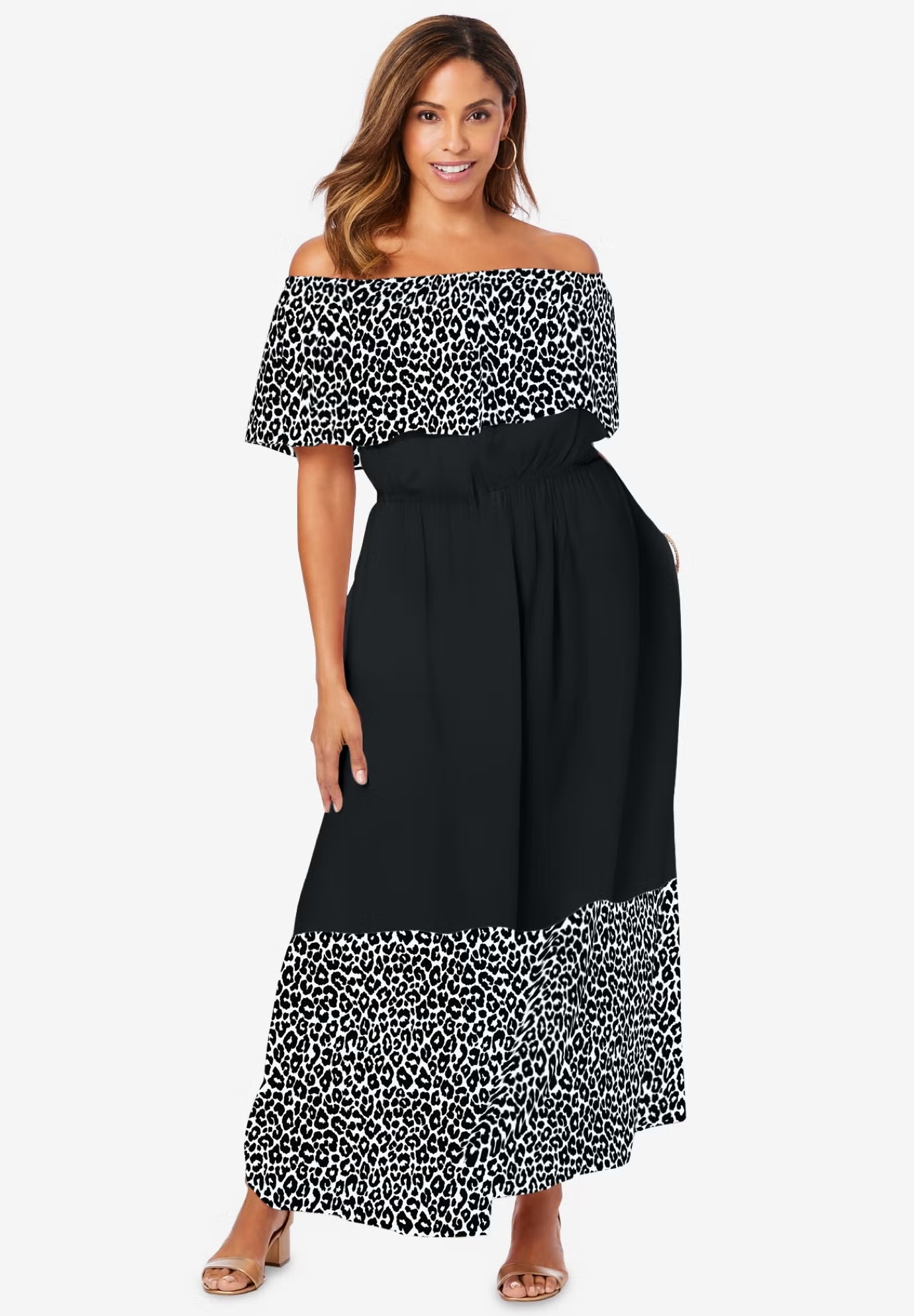 Off-The-Shoulder Maxi Dress
