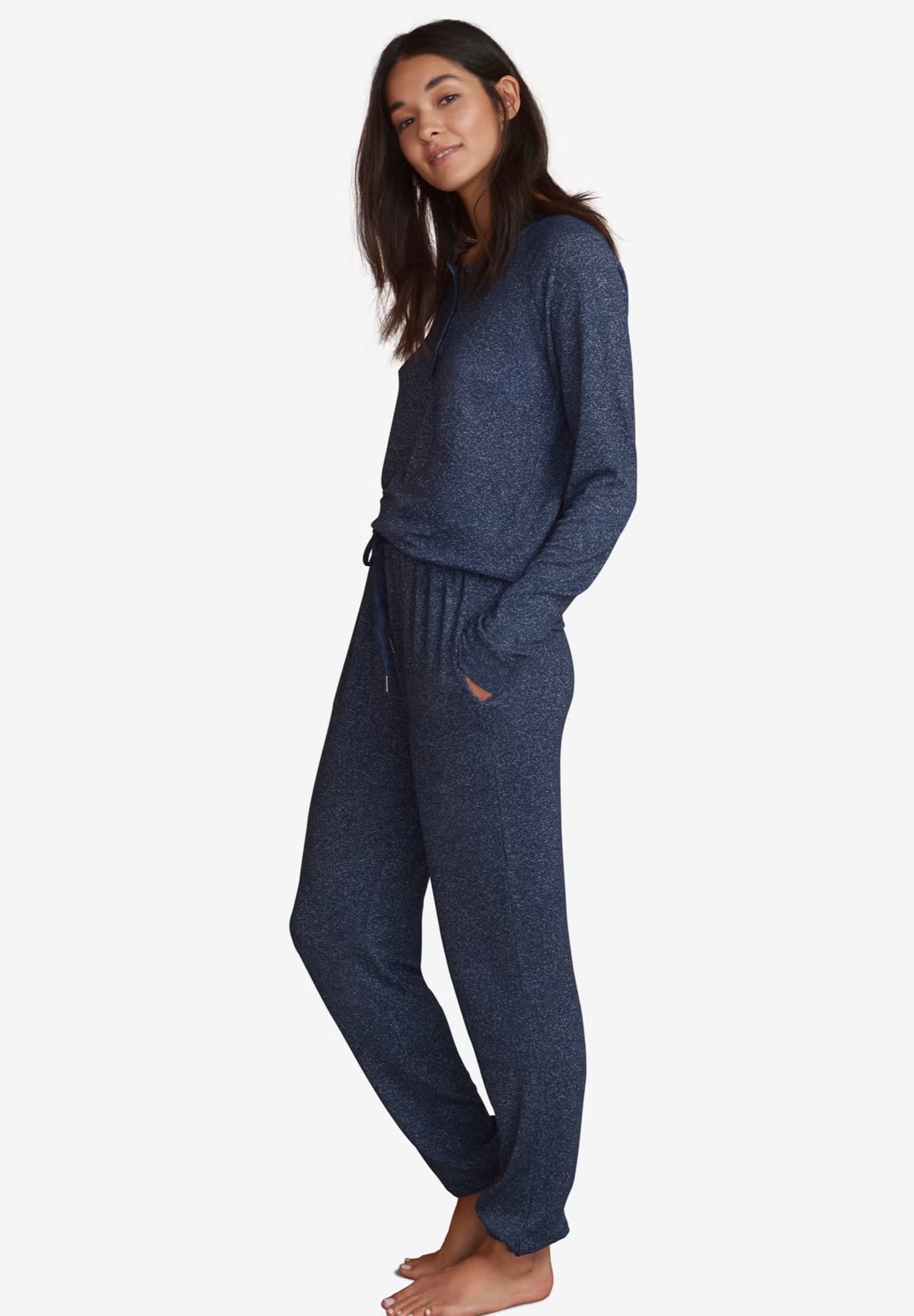 Marled Knit Jogger Pants 6 Marled Knit Jogger Pants