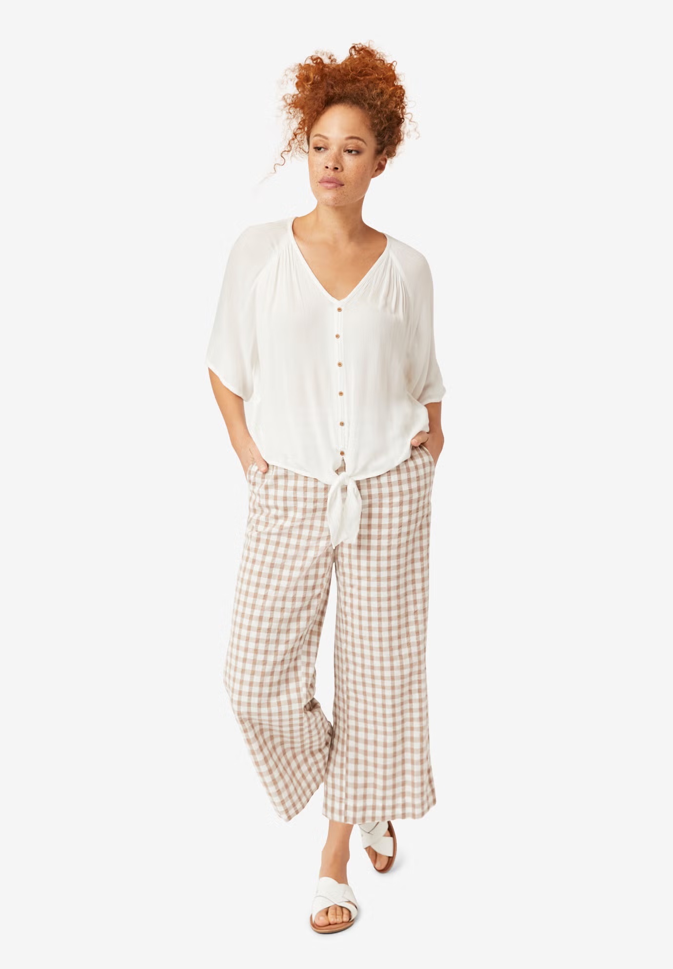 Gingham Crop Pants 4 Gingham Crop Pants
